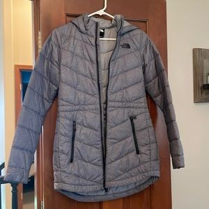 North Face Parka Jacket Grey XS